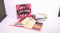 Reliure à couverture rigide personnalisée pour enfants, café, livres photo, impression