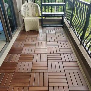 Dalles de terrasse en bois emboîtables haut de gamme, durables, écologiques, pour usage extérieur et protection de l'environnement - Product Image 5