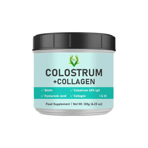 Suplemento Alimenticio OEM/ODM de Calostro + Colágeno en Polvo con Biotina y Ácido Hialurónico para la Salud de las Articulaciones y los Huesos, Apoyo Intestinal y del Sistema Inmunológico - Product Image 1