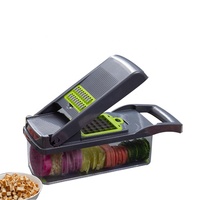 Vente chaude Cuisine Multi 16 en 1 Manuel Mandoline Fruits Légumes Coupeur Bonne Qualité Manuel Alimentaire Hachoir