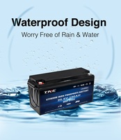 Batteries au lithium 24V 36V pour moteur de pêche à la traîne, 50Ah 100Ah 150Ah, batterie LiFePO4 à décharge profonde avec boîtier ABS pour camping-car, caravane, motorhome