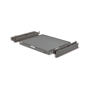 Sistema Fami AR, Tablero de Trabajo de 3 Bordes con Extensión Telescópica L1205 D1045, Gris Oscuro RAL7000, Almacenamiento de Herramientas - Product Image 3