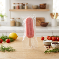 Sacs en plastique PE recyclables de qualité alimentaire personnalisés pour bâtonnets glacés, crème glacée, lait, imprimés en héliogravure, couleur et taille personnalisables, pour aliments pour animaux de compagnie et gelée