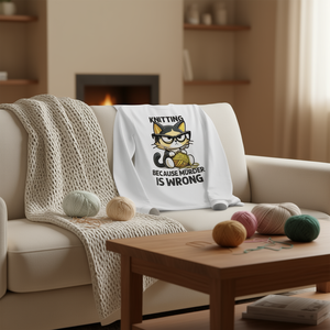 Camiseta de manga larga con estampado de gatito tejiendo porque matar es malo - Product Image 3