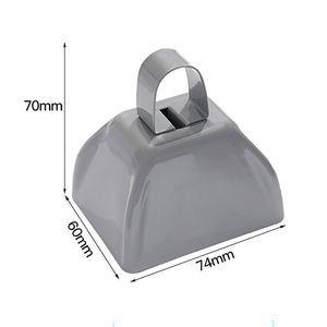 Campana Metálica Personalizada de 3 Pulgadas, Campana de Mano para Animar en Eventos Deportivos, Campana Metálica Cuadrada para Eventos Deportivos - Product Image 2