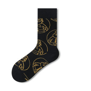 Custom Stockings Christmas Fun Christmas <b>Socks</b> for <b>Women</b> - Funny Xmas Gifts for Female Novelty Cozy Crew Cotton <b>Sock</b> Set - Product Image 3