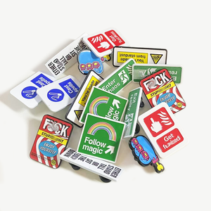 Destek kartı ile promosyon Metal Pin paketlenmiş özel tasarım Metal mineli yaka rozeti rozeti - Product Image 4