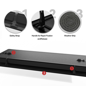 Cubierta Retráctil Rígida de Aleación de Aluminio para Caja de Camioneta F150, GMC Sierra, Ford Ranger, Tacoma - Tipo Persiana Enrollable - Product Image 2