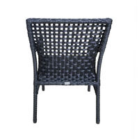 Chaise de bistrot en aluminium et rotin tressé, moderne et durable, pour jardin, hôtel et terrasse – Meilleure vente