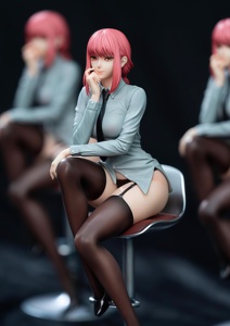 Figurines d'Anime <span class=keywords><strong>Makima</strong></span> en Position Assise - Modèles de Jeux d'Anime, Jouets Tendance, Figurines d'Anime, Décorations de Table et Cadeaux d'Anniversaire - Product Image 3