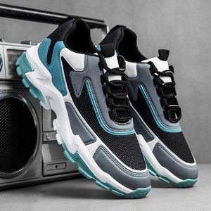 Chaussures de sport pour hommes, nouvelle collection printemps, légères, confortables, respirantes, style coréen, décontractées, à lacets, en plastique - Product Image 3