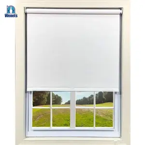 Contemporary Blackout Roller Customized indoor sunscreen electric or manual roller blinds from Chinese factory