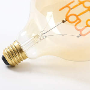 Modern Alphabet Lamp Led <b>Bulb</b> <b>E26</b> Base Glass Retro Warm Light Hotel Lighting Fixture - Product Image 4