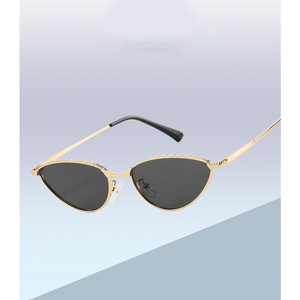 XY9630 <span class=keywords><strong>Occhiali</strong></span> da <span class=keywords><strong>Sole</strong></span> all'Ingrosso con Design a Occhio, Comodi, in Metallo Dorato, Lenti Fotocromatiche Grigie, Protezione UV 100% 400, per Donna, Ragazza, Signora, Uomo, Festa - Product Image 4