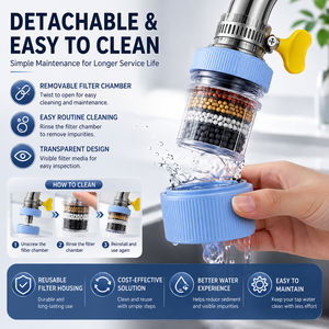 <span class=keywords><strong>Filtro</strong></span> per Acqua Universale Moderno in ABS <span class=keywords><strong>con</strong></span> 6 Stadi di Filtrazione per Lavello da Cucina e Accessori per Rubinetti - Fornitura all'Ingrosso - Product Image 3