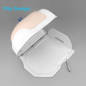 Cao mô phỏng nội soi mô phỏng huấn luyện viên đào tạo hộp bụng loại với một nửa da cho nội soi thực hành - Product Image 2