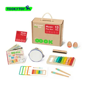 Strumento a percussione per bambini xilofono ottave giocattoli a percussione a mano giocattoli educativi per bambini Montessori Music Set