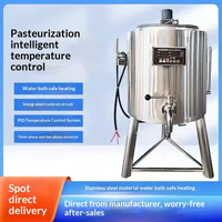 Pasteurisateur industriel automatique 10L 30L 50L 100L pour lait, yaourt, jus de fruits, machine de pasteurisation du lait