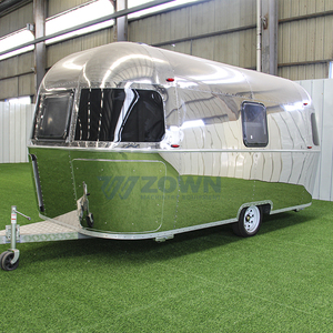 CE Certified Durable Stainless Steel Food Truck Concession <b>Trailer</b> Mobile Kitchen For Catering Coffee Bar Beer Wine Street Food - Product Image 2