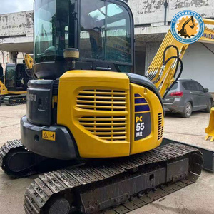 Excavadora Hidráulica Compacta Usada Komatsu PC55 Fabricada en Japón, Ideal para Trabajos de Jardinería y Granja - Product Image 2