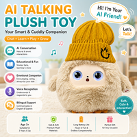 Jopark Adorable Compagnon émotionnel intelligent IA, Robot en peluche interactif parlant IA multilingue connecté LLM