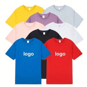 Design Custom logo Top Quality Graphic 100% Cotton T Shirt 230 GSM Heavy <b>Weight</b> Promotion Printed <b>Blank</b> t Shirt for Unisex - Product Image 1