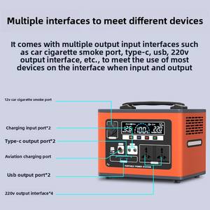 Station d'alimentation portable MPX10 à vente chaude, 800W, 600/900Wh, panneau solaire MPPT pour les voyages en voiture, le camping, l'ébullition de l'eau, la cuisine, l'énergie - Product Image 4