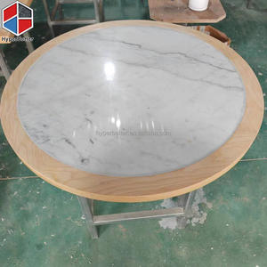 <span class=keywords><strong>Table</strong></span> à manger en faux <span class=keywords><strong>marbre</strong></span> à bord en bois de noyer pour restaurant et bistro avec <span class=keywords><strong>pied</strong></span> de <span class=keywords><strong>table</strong></span> français - Product Image 5