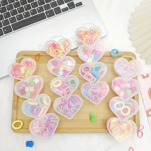 Pinzas para el Cabello con Forma de Corazón de Dibujos Animados, Pequeñas y Lindas, Set de Regalo Promocional, Accesorios para el Cabello con Técnica de Tejido Colorido - Product Image 2