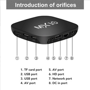 For <strong>MX10</strong> RK3228A <strong>Android</strong> <strong>10</strong> Set-Top Box 4K HD WiFi I P T V Player Box with Quad Core Processor - Product Image 5