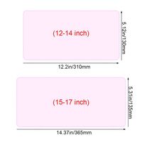 Vente en gros de film protecteur de clavier en silicone imperméable rose clair, souple, 12-14 15 16 pouces, pour ordinateur portable, ordinateur portable
