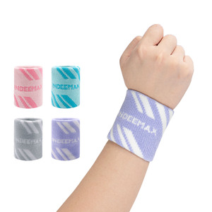 Vente en gros de bracelets de sport personnalisés Bandeaux de sport athlétiques doux et extensibles en coton pour hommes et femmes - Product Image 1
