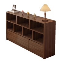 Étagère de rangement au sol Prellis Simple et Moderne, réglable, avec étagères ouvertes, pour chambre à coucher, intégrée au mur, longue et inclinée