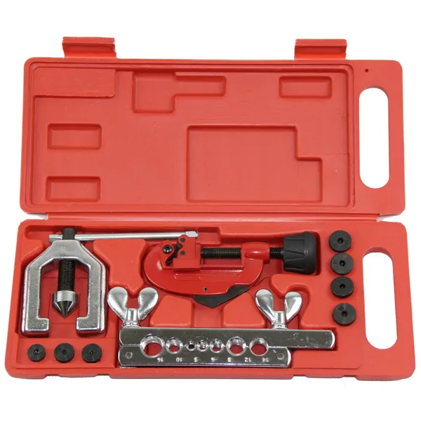 CT-2031A 3/16-5/8" Auto Repair Hand Tools HVAC Refrigeration Copper Tube Cutter 7 Hole Double Flaring Tool Kit