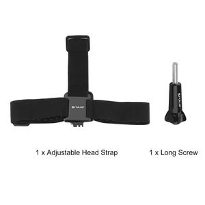 สายรัดยืดหยุ่น puluz สายรัดศีรษะปรับได้สำหรับกล้อง GoPro Insta360หนึ่ง R <span class=keywords><strong>DJI</strong></span> OSMO Action และกล้องแอคชั่นอื่นๆ - Product Image 5