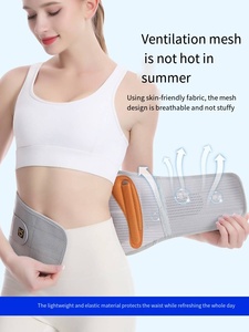 Mejor venta antideslizante cintura soporte Lumbar espalda Brace para hombres mujeres médico Lumbar soporte cinturón 6 estancias transpirable - Product Image 3