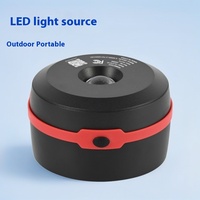 Lampe de poche LED portable lanterne à ressort pliable tente de lampe de poche d'urgence extérieure et lumière en maille pour le camping paysager