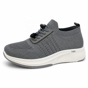 Personalización Zapato <span class=keywords><strong>Hombre</strong></span> Tejido Plataforma Cordón Rápido Suela Acolchada Bicolor <span class=keywords><strong>Zapatilla</strong></span> Todo Temporada - Product Image 4