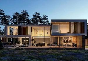 Casas prefabricadas de lujo de <span class=keywords><strong>mansiones</strong></span> con estructura ligera de acero, casas modulares <span class=keywords><strong>baratas</strong></span> totalmente equipadas a la <span class=keywords><strong>venta</strong></span> - Product Image 2