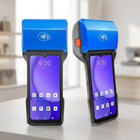 F1s Plus, terminal portable, dernière version Android 14, imprimante de reçus intégrée de 58 mm, lecteur d'étiquettes, lecteur NFC, lecteur de cartes, terminal de point de vente