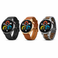   Montre connectée avec moniteur de fréquence cardiaque, paiement hors ligne, cadran rond, montre de sport pour homme, montre connectée pour les affaires quotidiennes
