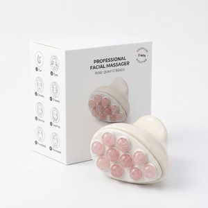Massaggiatore Viso in Pietra Naturale al 100% Ametista Viola, Rullo in Giada Naturale a Forma di Ferro per Infusione di Essenze e Strumento di Bellezza per la Cura della Pelle - Product Image 5