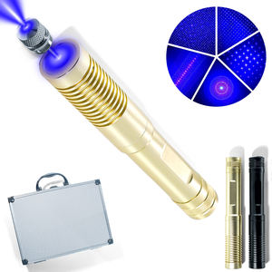 Caneta <span class=keywords><strong>laser</strong></span> azul para queima e segmentação com longo alcance, recarregável para uso profissional e atividades ao ar livre - Product Image 1