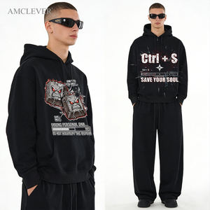 เสื้อฮู้ดดี้หนัก 460GSM ลายพิมพ์ "<span class=keywords><strong>Save</strong></span> Your Soul" แบบ DTG รองรับการสั่งทำพิเศษสำหรับผู้หญิง ทรงโอเวอร์ไซส์ ผลิตอย่างยั่งยืน หรูหราแบบเรียบง่าย สไตล์สตรีทแวร์ - Product Image 1