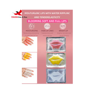 Masque de Soin Lèvres au Collagène Rose Hydratant et Repulpant, Patchs Lèvres Cristal Personnalisés, 20 Patchs/Pot, Prix Bas pour Achat Mixte - Product Image 5