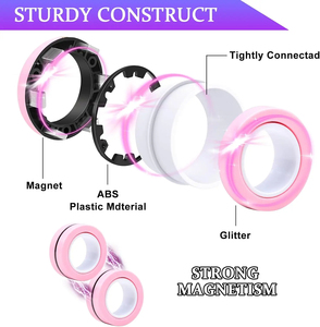 Anillos Magnéticos al por Mayor, Juego de Juguetes Antiestrés, Imanes para Dedos, Alivio de la Ansiedad, Terapia para Adultos, Adolescentes y Niños - Product Image 3