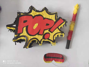 Fournitures <span class=keywords><strong>de</strong></span> fête : Masque pour les yeux, piñata, bâton <span class=keywords><strong>de</strong></span> frappe avec batte pour décorations - Product Image 4