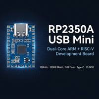 Carte de développement USB mini RP2350A, microcontrôleur double cœur double architecture ARM Cortex-M33 + RISC-V
