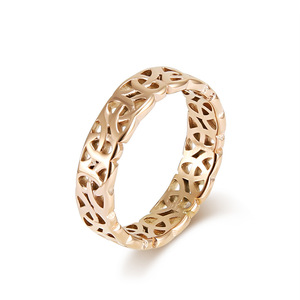 Nordic Viking Triangle Knot <b>Titanium</b> Steel <b>Ring</b> Rose Gold Unisex Fashion <b>Ring</b> Geometric Design Index Finger Jewelry Gift - Product Image 1