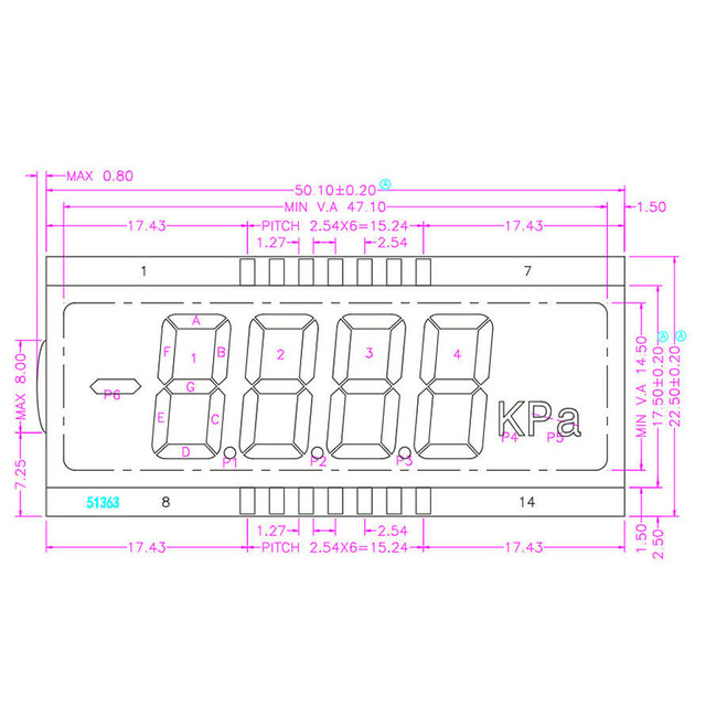 Transparent LCD Display Module Custom Transparent LCD Screen for Industrial Control Equipment